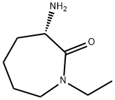 (S)-3-胺基-1-乙基氮杂卓-2-酮盐酸盐 结构式