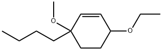 Cyclohexene, 3-butyl-6-ethoxy-3-methoxy- (9CI) 结构式