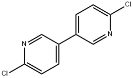 6,6'-二氯-3,3'-联吡啶 结构式