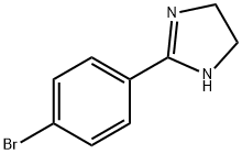 2-(4-溴苯基)-4,5-二氢-1H-咪唑 结构式