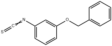 3-苯甲氧基异硫氰酸苯酯 结构式