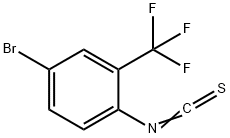 4-溴-2-三氟甲氧基苯基硫氰酸酯 结构式