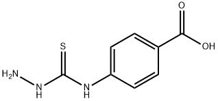 4-(4-羧基苯基)-3-氨基硫脲 结构式
