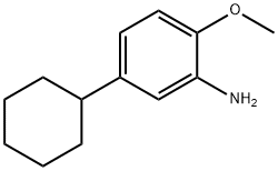 5-环己基邻甲氧基苯胺 结构式