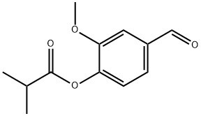 异丁酸香兰素酯 结构式