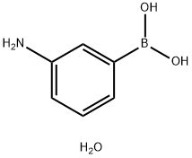 3-氨基苯硼酸(一水) 结构式