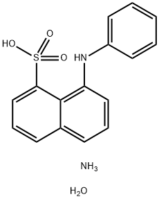 8-苯胺基-1-萘磺酸铵盐 结构式