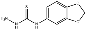 N-(苯并[D][1,3]二氧戊环-5-基)肼碳硫酰胺 结构式