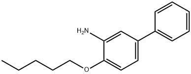 4-(戊氧基)-[1,1'-联苯]-3-胺 结构式