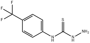 4-[4-(三氟甲基)苯基]-3-硫代氨基脲 结构式