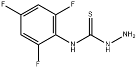 4-(2,4,6-三氟苯基)-3-氨基硫脲 结构式
