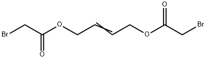 1,4-双(溴乙酮氧)-2-丁烯 结构式