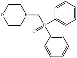 (MORPHOLINOMETHYL)DIPHENYLPHOSPHINE OXIDE 结构式