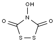 1,2,4-Dithiazolidine-3,5-dione, 4-hydroxy- (9CI) 结构式