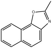 2-甲基萘并[2,1-D]恶唑 结构式