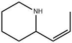 Piperidine, 2-(1Z)-1-propenyl- (9CI) 结构式