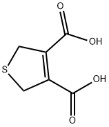 3,4-Thiophenedicarboxylic acid, 2,5-dihydro- 结构式