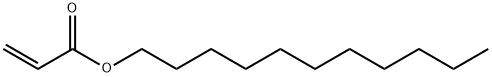 丙烯酸十一酯 结构式