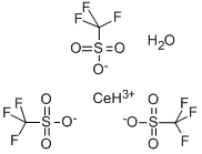 CERIUM(IV) TRIFLUOROMETHANESULFONATE HYDRATE 结构式