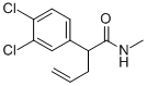 2-(3,4-DICHLOROPHENYL)PENT-4-ENOIC ACID N-METHYLAMIDE 结构式