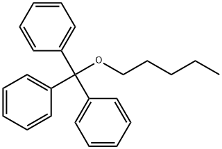 Pentyl(triphenylmethyl) ether 结构式