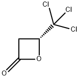 (R)-3-羟基-4,4,4-三氯丁酸Β-内酯 结构式