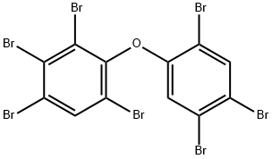 2,2',3,4,4',5,6-七溴联苯醚 结构式