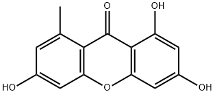 3,6,8-三羟基-1-甲基占吨酮 结构式
