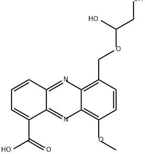 6-[(1,2-Dihydroxyethoxy)methyl]-9-methoxyphenazine-1-carboxylic acid