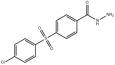 4-(4-Chlorophenyl)sulfonylbenzohydrazide 结构式