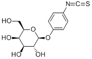4-异硫氰基苯基 Β-D-吡喃半乳糖苷 结构式