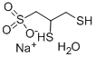 2,3-二巯基丙磺酸钠(一水) 结构式