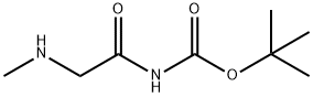 Carbamic acid, [(methylamino)acetyl]-, 1,1-dimethylethyl ester (9CI) 结构式