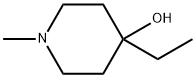 4-Ethyl-1-methyl-4-piperidinol 结构式