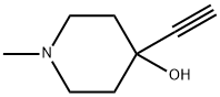 4-乙炔基-1-甲基哌啶-4-醇 结构式