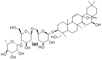 柴胡皂苷 C 结构式