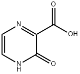 3-羟基-2-吡嗪甲酸 结构式