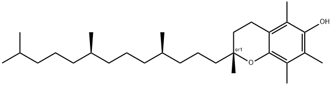 维生素E油 结构式