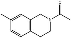 Isoquinoline,  2-acetyl-1,2,3,4-tetrahydro-7-methyl-  (9CI) 结构式