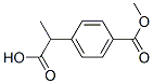 Benzeneacetic acid, 4-(methoxycarbonyl)--alpha--methyl- (9CI) 结构式