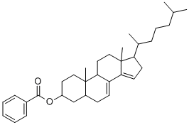 17-(1,5-DIMETHYLHEXYL)-10,13-DIMETHYL-2,3,4,5,6,9,10,11,12,13,16,17-DODECAHYDRO-1H-CYCLOPENTA[A]PHENANTHREN-3-YL BENZOATE 结构式