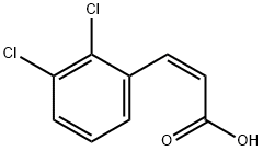 (Z)-3-(2,3-Dichlorophenyl)propenoic acid 结构式