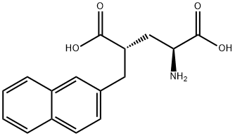 (4S)-4-(NAPHTHALEN-2-YLMETHYL)-L-GLUTAMIC ACID
 结构式