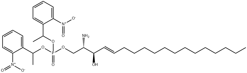 CAGED D-ERYTHRO-SPHINGOSINE-1-PHOSPHATE 结构式