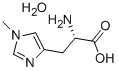 1-METHYL-L-HISTIDINE N-HYDRATE 结构式