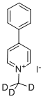 N-甲基-D3-4-苯基碘吡啶 结构式