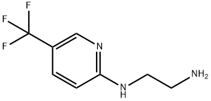 N-(2-aminoethyl)-N-[5-(trifluoromethyl)pyridin-2-yl]amine 结构式