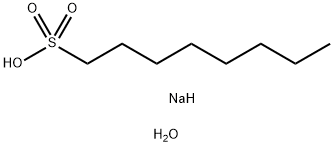 1-辛烷磺酸钠盐一水合物 结构式