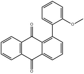 1-(2-Methoxyphenyl)-9,10-anthracenedione 结构式