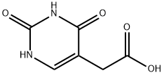 (2,4-二氧代-1,2,3,4-四氢嘧啶-5-基)乙酸 结构式